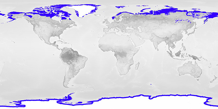 Tundra biome map